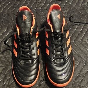 Adidas Black and Orange Sports Shoes